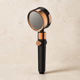 ILMARA S1 filtered showerhead in Black with opaque handle