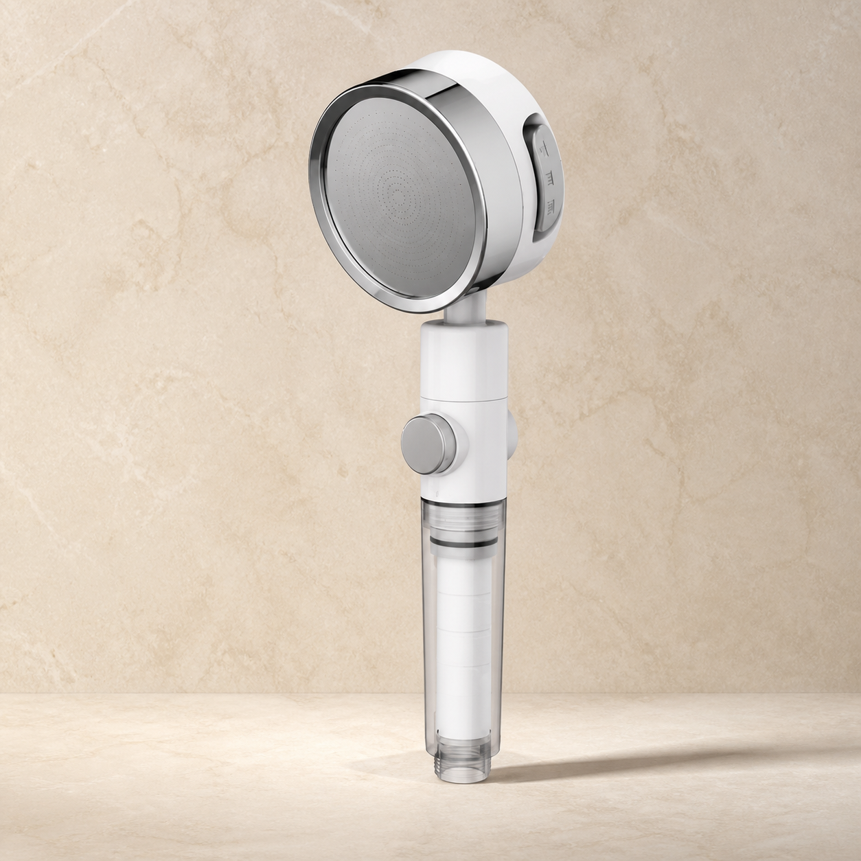 ILMARA S1 filtered showerhead in White